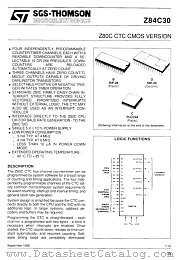 Z84C30BD2 datasheet pdf ST Microelectronics