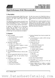 TS80C51RA2-LCKD datasheet pdf Atmel