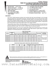 TLV277X datasheet pdf Texas Instruments
