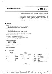 S-24 datasheet pdf Seiko Instruments Inc