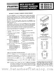 MB8264A datasheet pdf Fujitsu Microelectronics
