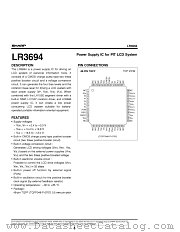 LR3694 datasheet pdf SHARP