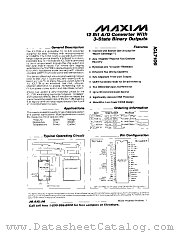 ICL7109IJL datasheet pdf MAXIM - Dallas Semiconductor