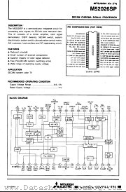 M52026SP datasheet pdf Mitsubishi Electric Corporation