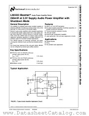 LDA08B datasheet pdf National Semiconductor