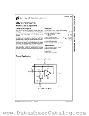 LMV105M5X datasheet pdf National Semiconductor