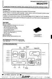 M62427FP datasheet pdf Mitsubishi Electric Corporation