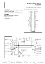 M63000 datasheet pdf Mitsubishi Electric Corporation