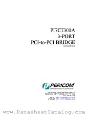 PI7C7300A datasheet pdf Pericom Technology