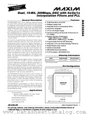 MAX5858AECM datasheet pdf MAXIM - Dallas Semiconductor