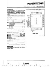 M37413M4 datasheet pdf Mitsubishi Electric Corporation