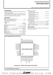 M37515M4 datasheet pdf Mitsubishi Electric Corporation
