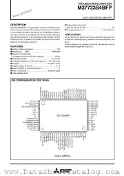 M37733S4 datasheet pdf Mitsubishi Electric Corporation
