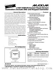 MAX1233EGI datasheet pdf MAXIM - Dallas Semiconductor