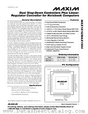 MAX1816ETM datasheet pdf MAXIM - Dallas Semiconductor
