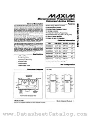 MAX260AMRG datasheet pdf MAXIM - Dallas Semiconductor