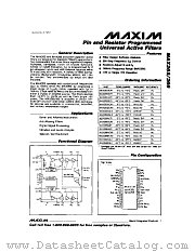 MAX265ACWI datasheet pdf MAXIM - Dallas Semiconductor