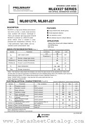ML60127R datasheet pdf Mitsubishi Electric Corporation