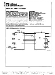 NSC810AD-1I/883 datasheet pdf National Semiconductor