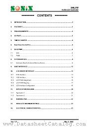 SNL310 datasheet pdf SONiX Technology Company