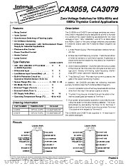 CA3079 datasheet pdf Intersil