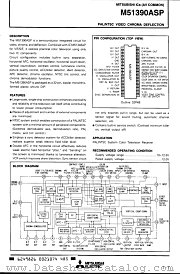 M51390ASP datasheet pdf Mitsubishi Electric Corporation