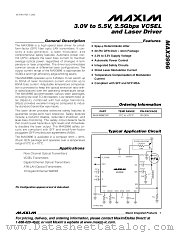 MAX3996CGP datasheet pdf MAXIM - Dallas Semiconductor