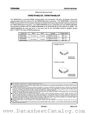 TMP87PH48 datasheet pdf TOSHIBA