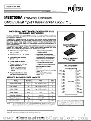 MB87006A datasheet pdf Fujitsu Microelectronics