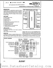 M5L8279P-5 datasheet pdf Mitsubishi Electric Corporation