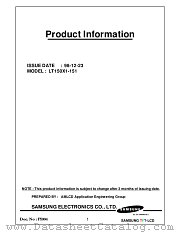 LT150X1-151 datasheet pdf Samsung Electronic