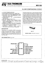 M5156 datasheet pdf ST Microelectronics