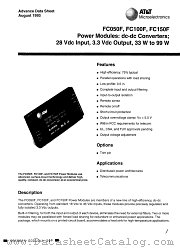 FC150F datasheet pdf Agere Systems
