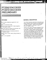 PT2272-XX datasheet pdf Princeton Technology Corporation
