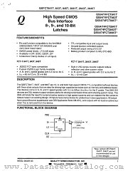 QS74FCT841T datasheet pdf Quality Semiconductor