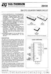 Z8430 datasheet pdf ST Microelectronics