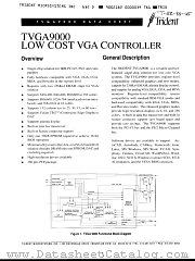 TVGA9000 datasheet pdf Trident