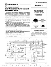 MC44011 datasheet pdf Motorola