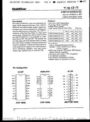 GM71C4256A datasheet pdf GoldStar