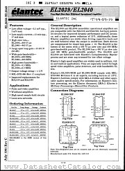 EL2040 datasheet pdf Elantec Semiconductor