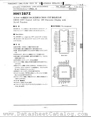 MN1287Z datasheet pdf Panasonic