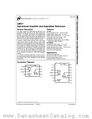 LM611MN datasheet pdf National Semiconductor