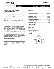 HA7-5221-5 datasheet pdf Intersil