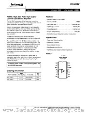 HA1-2542-5 datasheet pdf Intersil