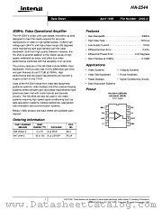 HA7-2544-2 datasheet pdf Intersil