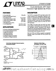 LT1057CH datasheet pdf Linear Technology
