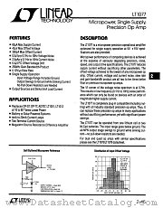 LT1077S8 datasheet pdf Linear Technology