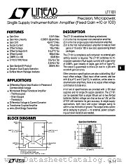 LT1101AMH datasheet pdf Linear Technology