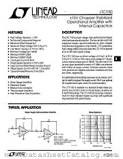 LT1150 datasheet pdf Linear Technology