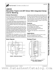 LM2453TA datasheet pdf National Semiconductor
